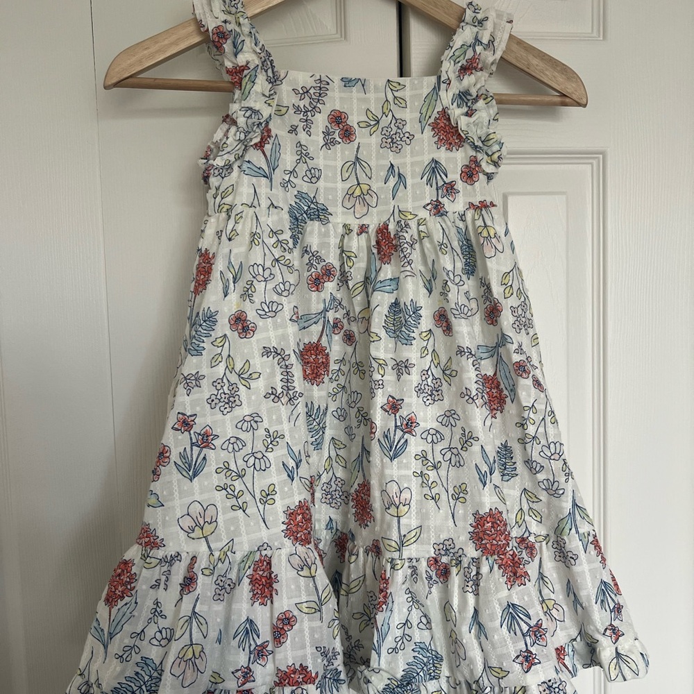 Joie Floral Kids Dress with Ruffle Straps size 5